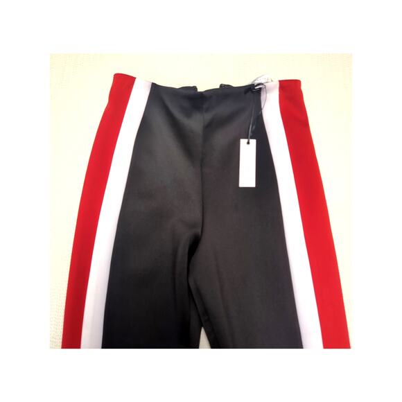 Lovers + Friends Black Red White Side Stripe Track Pants High Waist XS Revolve - Picture 4 of 9